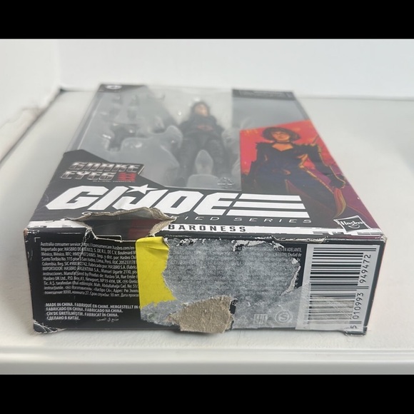 Lot 2095 ❤️ NEWGI Joe Classified Series Baroness BOX DAMAGED - Picture 2 of 4